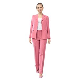 Kasper Pink 3 Piece Pant Suit Size 4